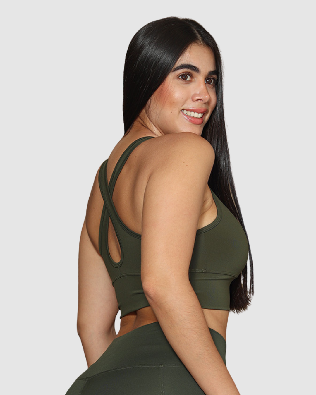 Top Olímpico Cruzado Semi-Supplex