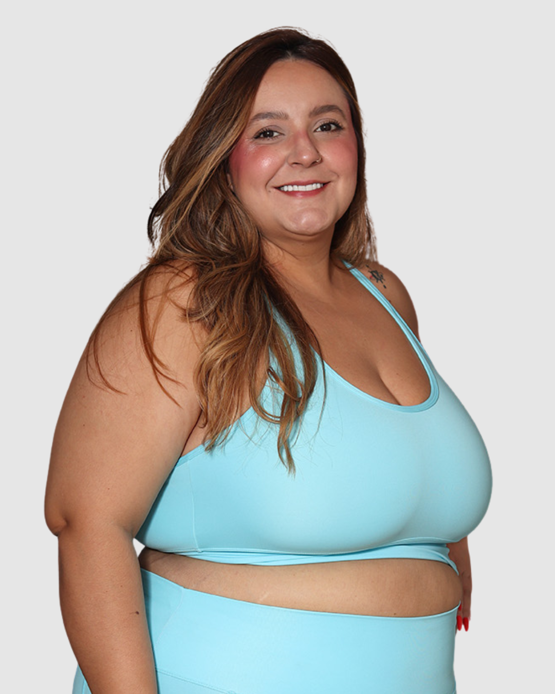 Top Olímpico Cruzado Semi-Supplex