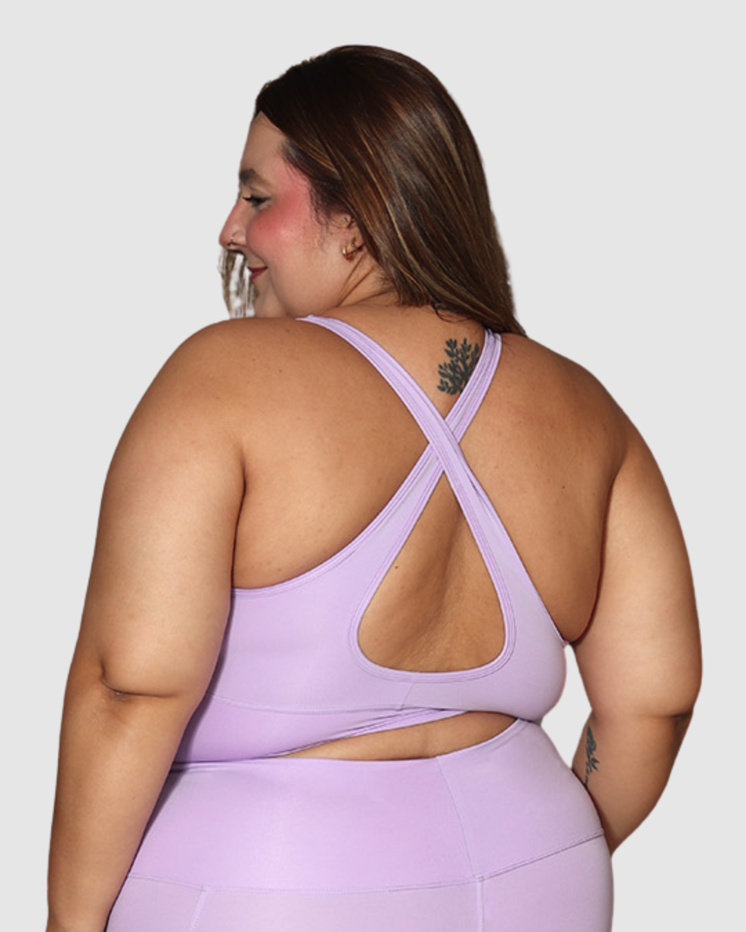 Top Olímpico Cruzado Semi-Supplex