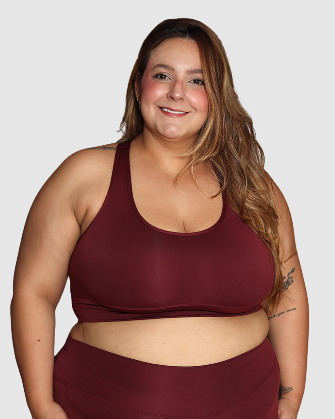 Top Olímpico Cruzado Semi-Supplex