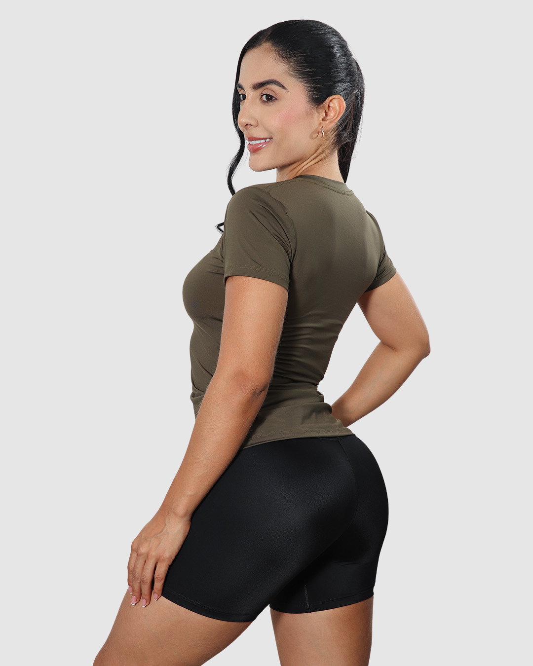 Camiseta Deportiva Dama Cuello v Tela Fria