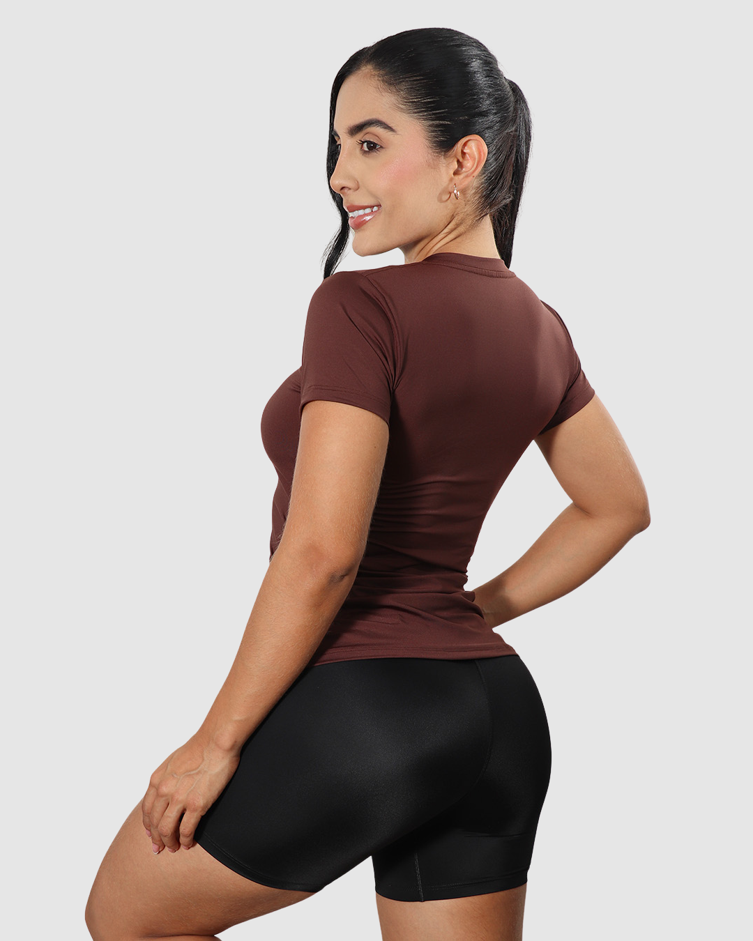 Camiseta Deportiva Dama Cuello v Tela Fria
