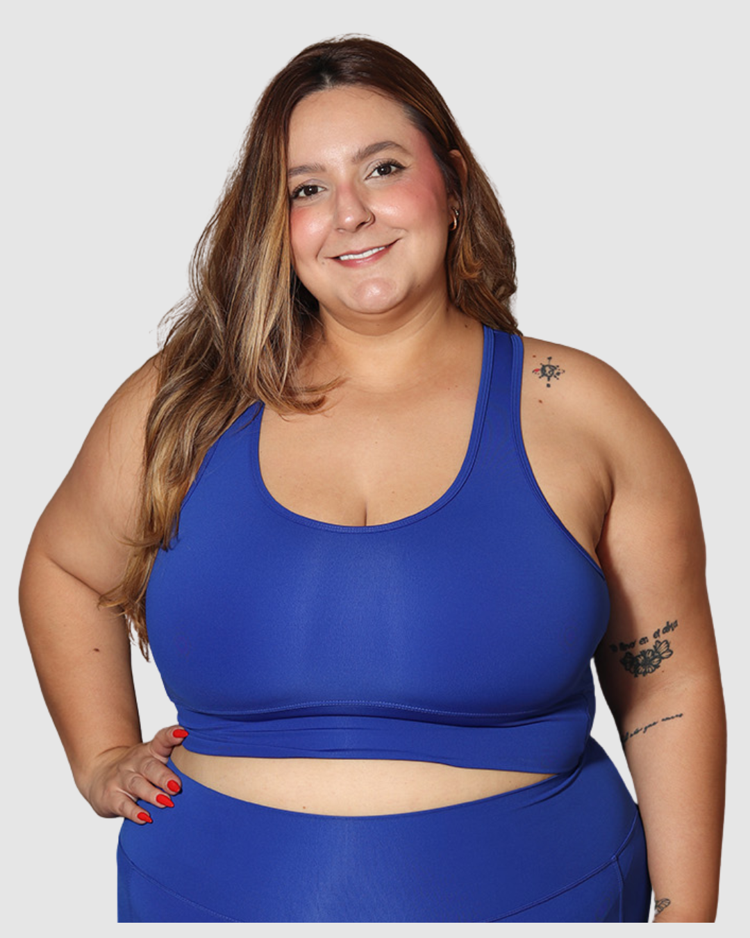Top Olímpico Cruzado Semi-Supplex