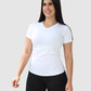 Camiseta Deportiva Dama Cuello v Tela Fria