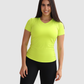 Camiseta Deportiva Dama Cuello v Tela Fria