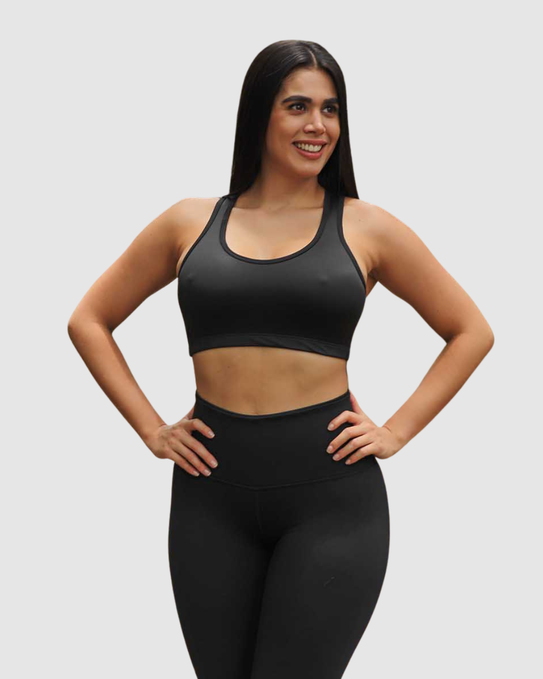 Top Unicolor Esqueleto  con forro en Tela Nylon