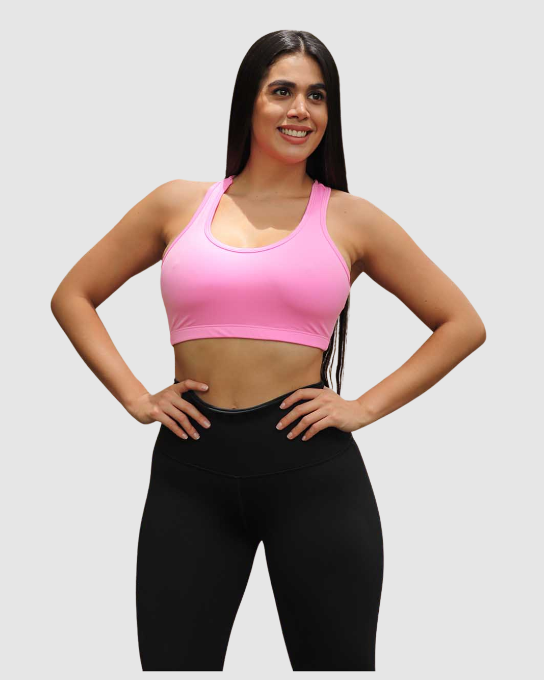 Top Unicolor Esqueleto  con forro en Tela Nylon