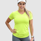 Camiseta Deportiva Dama Cuello v Tela Fria