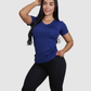 Camiseta Deportiva Dama Cuello v Tela Fria