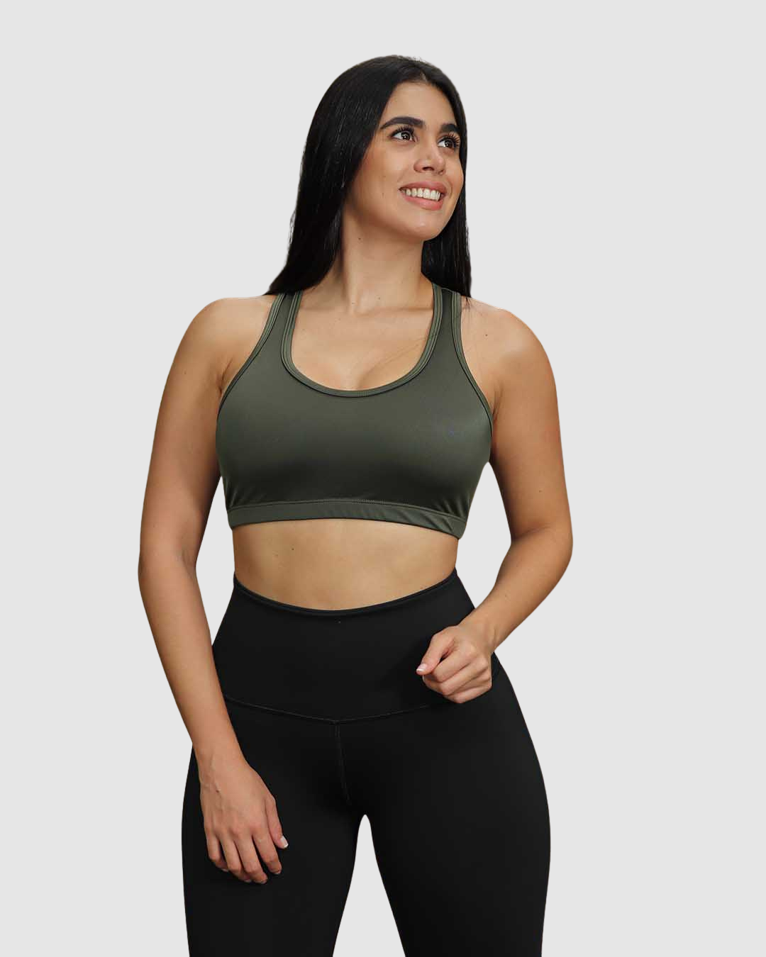 Top Unicolor Esqueleto  con forro en Tela Nylon