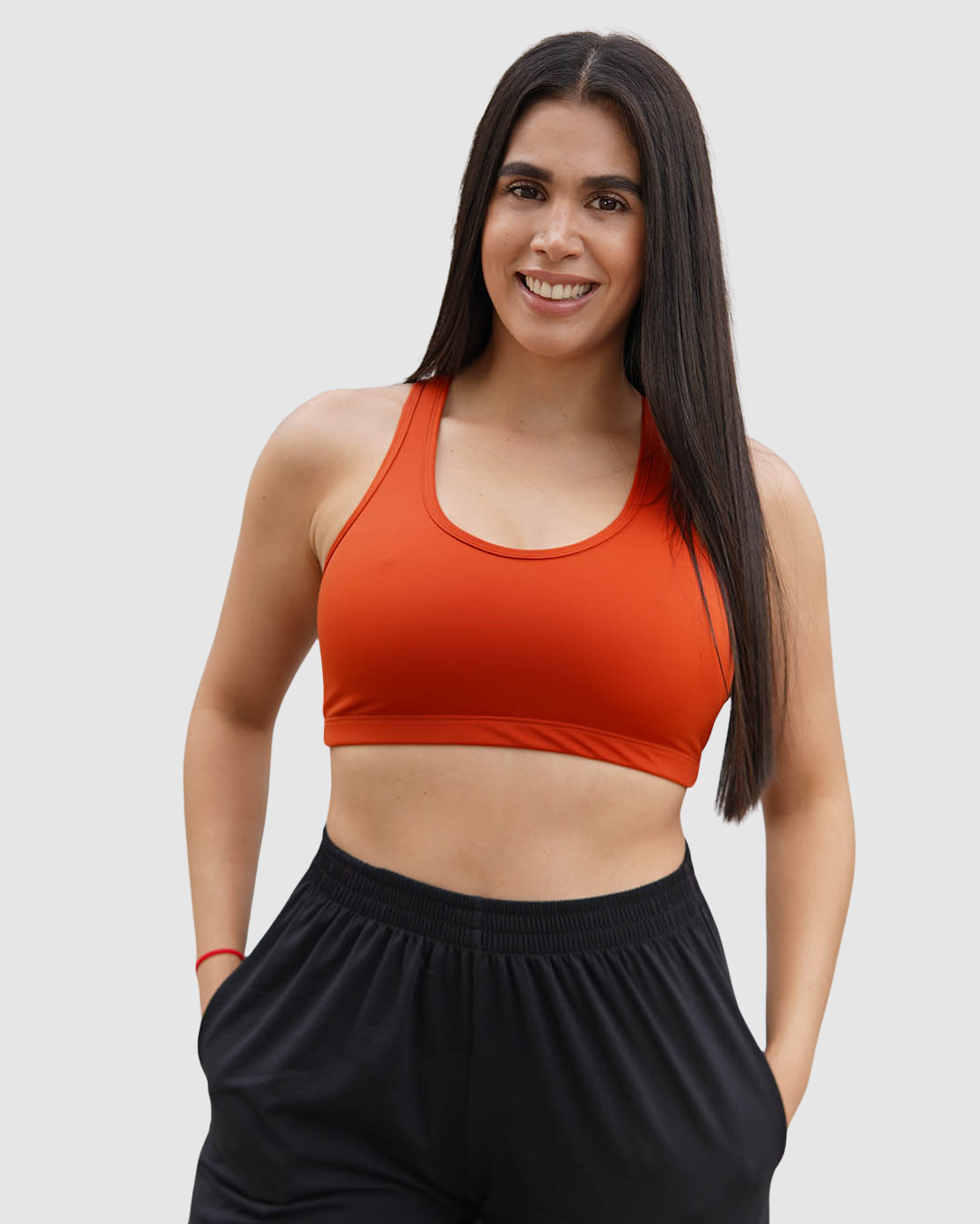 Top Unicolor Esqueleto  con forro en Tela Nylon