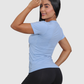 Camiseta Deportiva Dama Cuello v Tela Fria