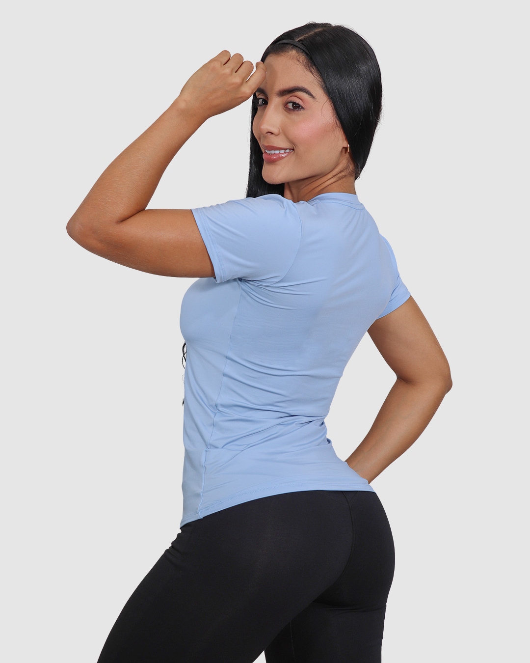 Camiseta Deportiva Dama Cuello v Tela Fria