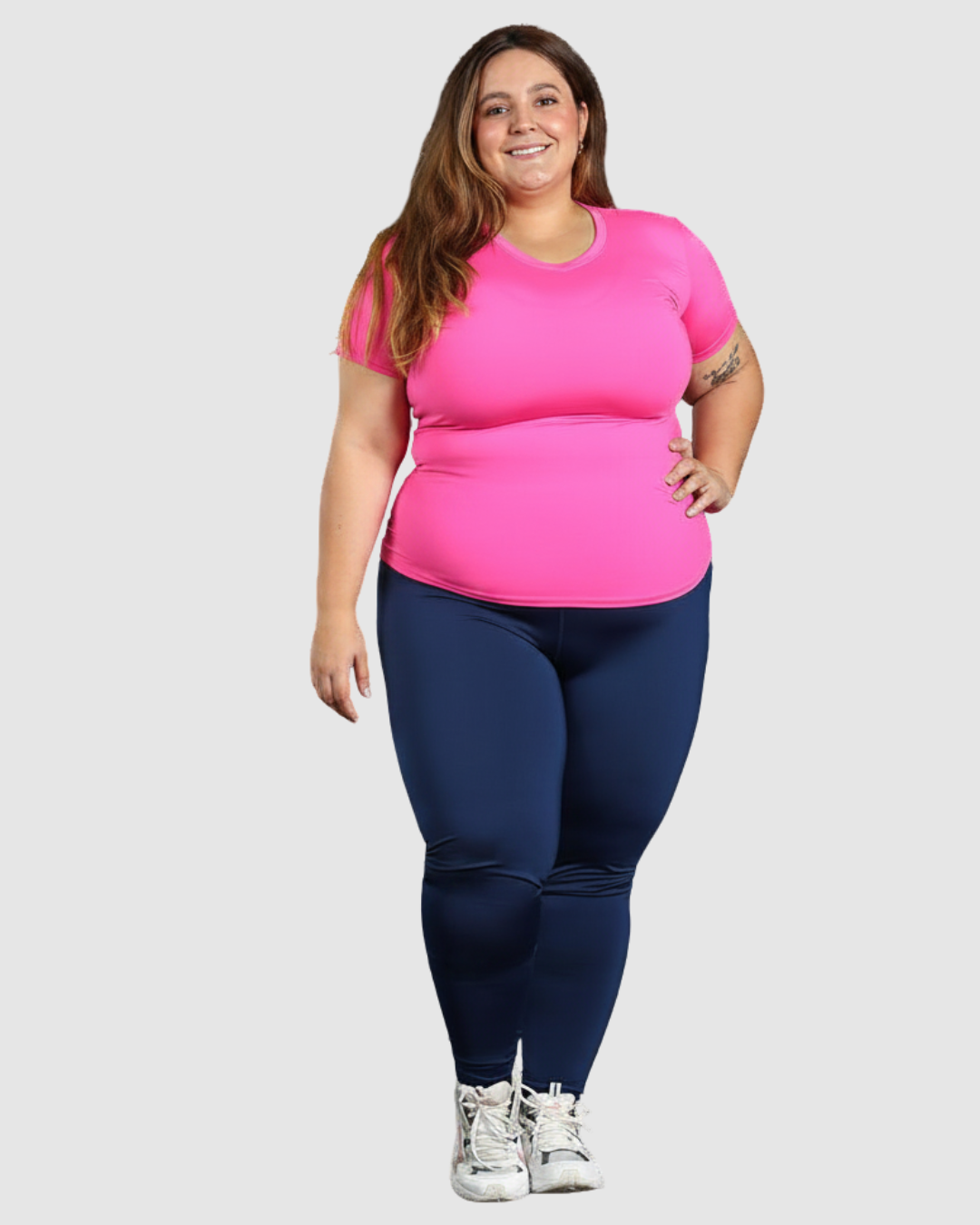 Camiseta Deportiva Dama Cuello v Tela Fria