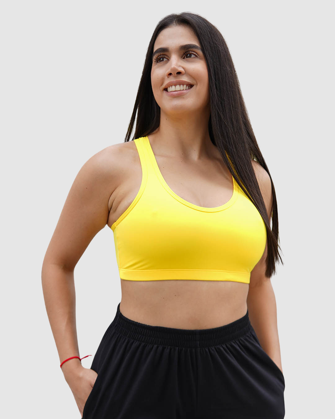 Top Unicolor Esqueleto  con forro en Tela Nylon