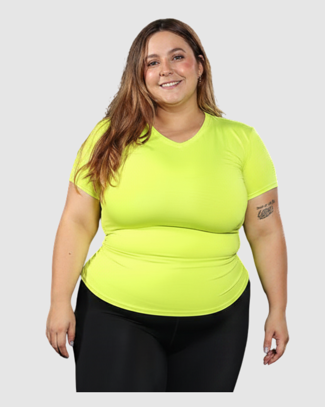 Camiseta Deportiva Dama Cuello v Tela Fria