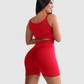 Enterizo Corto Push Up Efecto Levanta Cola y Cierre en Busto