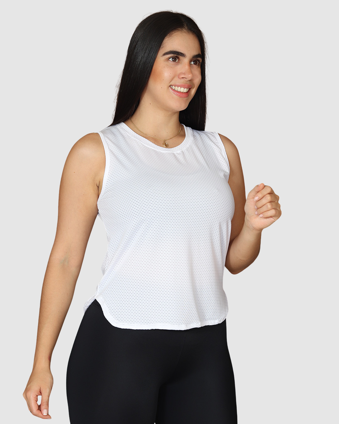 Blusa Manga Sisa Para Mujer Malla Deportiva