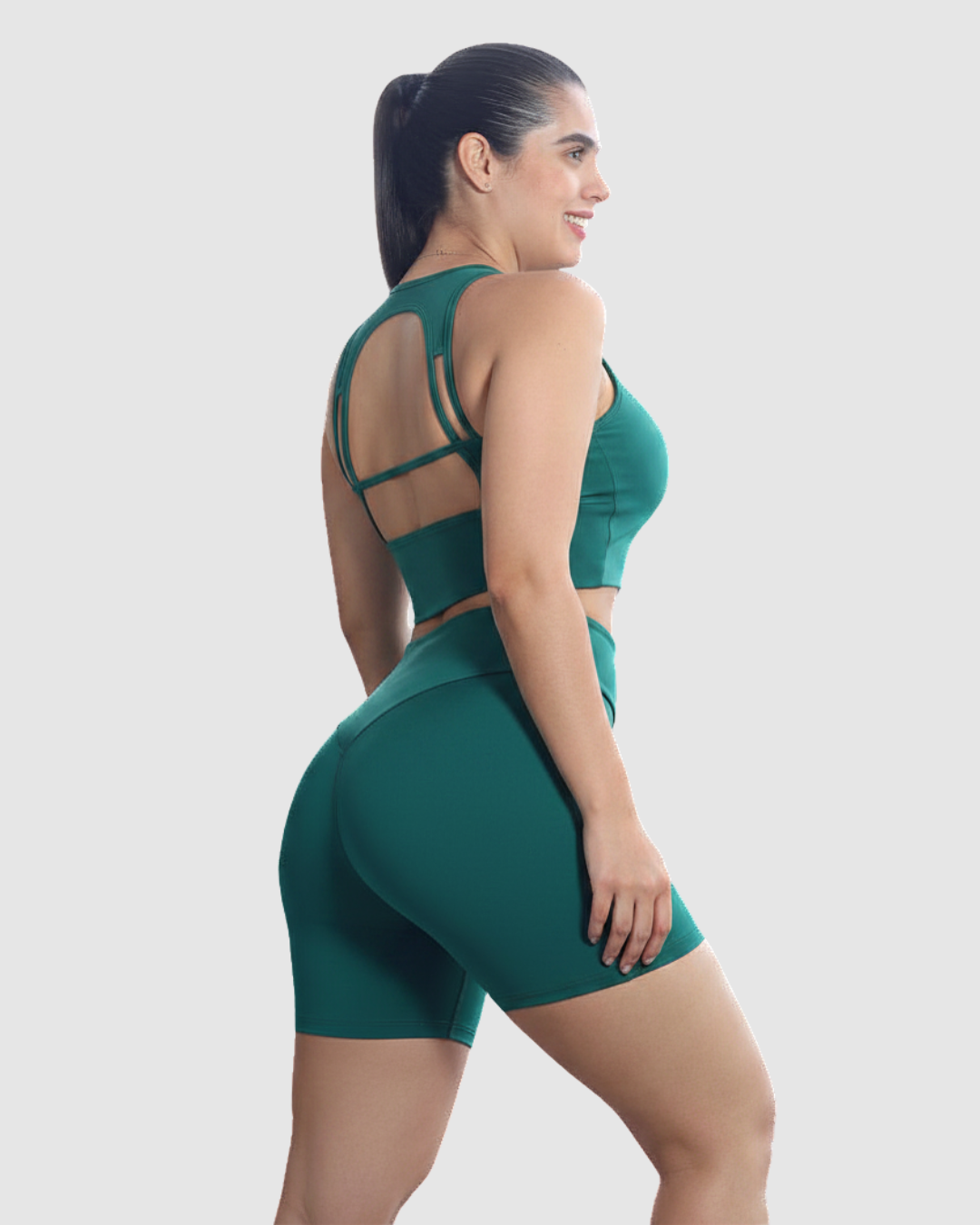 Short Deportivo Corte v en Cola Mujer