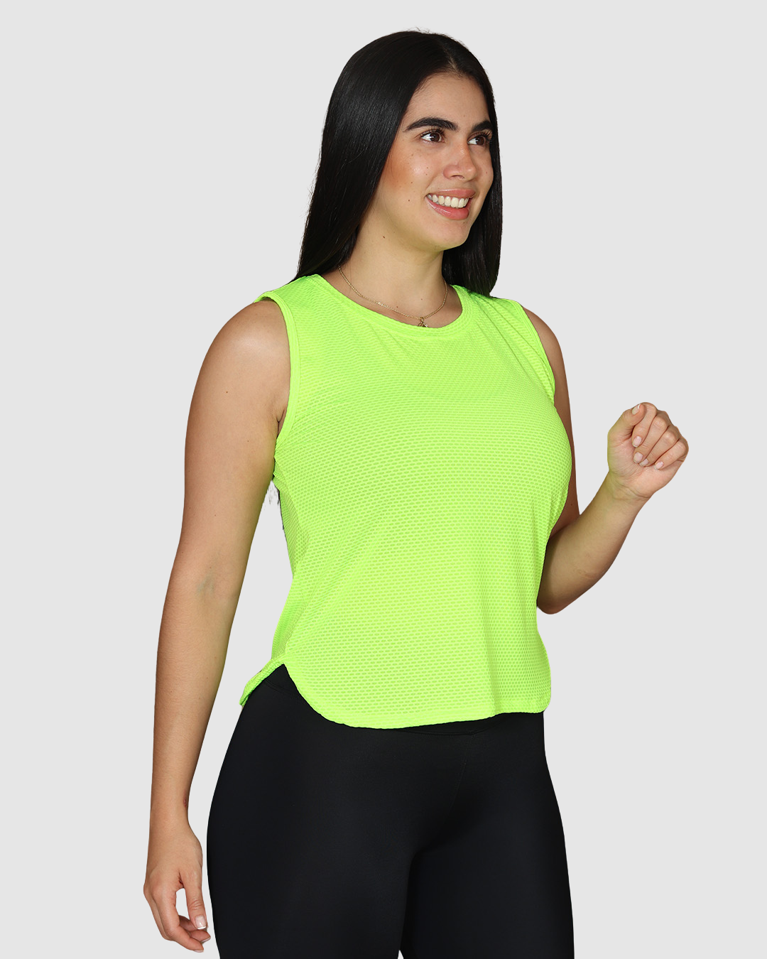 Blusa Manga Sisa Para Mujer Malla Deportiva