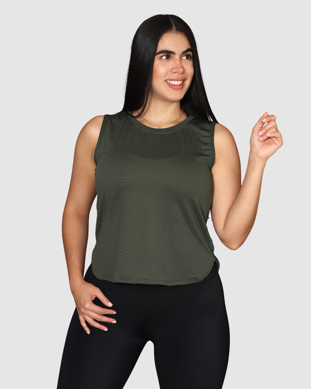 Blusa Manga Sisa Para Mujer Malla Deportiva