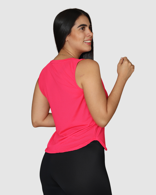 Blusa Manga Sisa Para Mujer Malla Deportiva