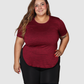 Blusa Jasped Cuello Rendondo Deportiva