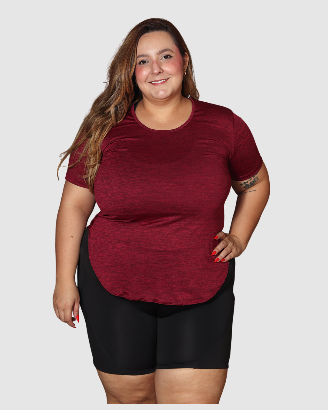 Blusa Jasped Cuello Rendondo Deportiva