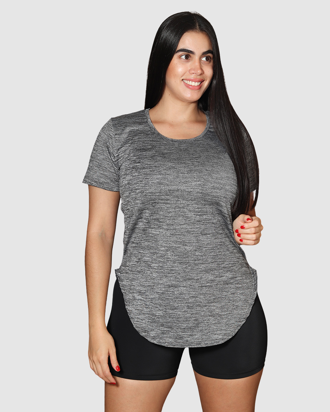Blusa Jasped Cuello Rendondo Deportiva
