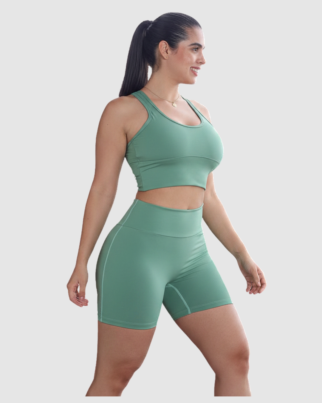 Short Deportivo Corte v en Cola Mujer