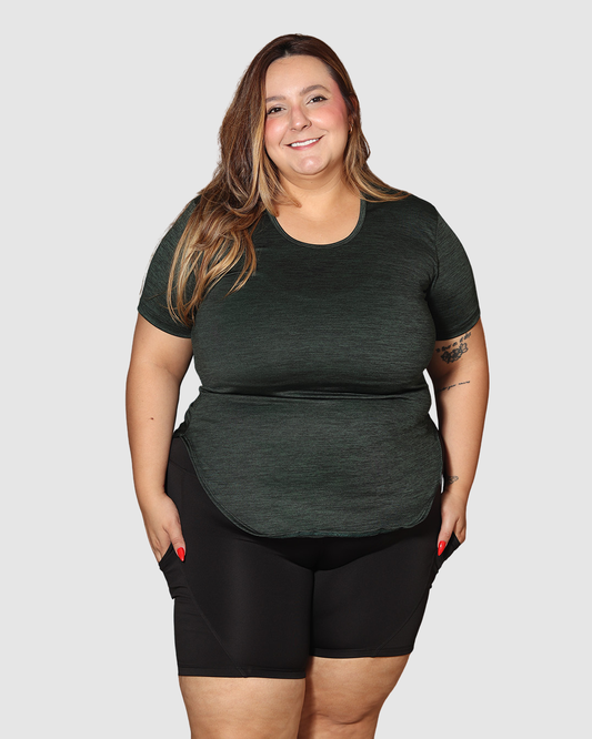 Blusa Jasped Cuello Rendondo Deportiva
