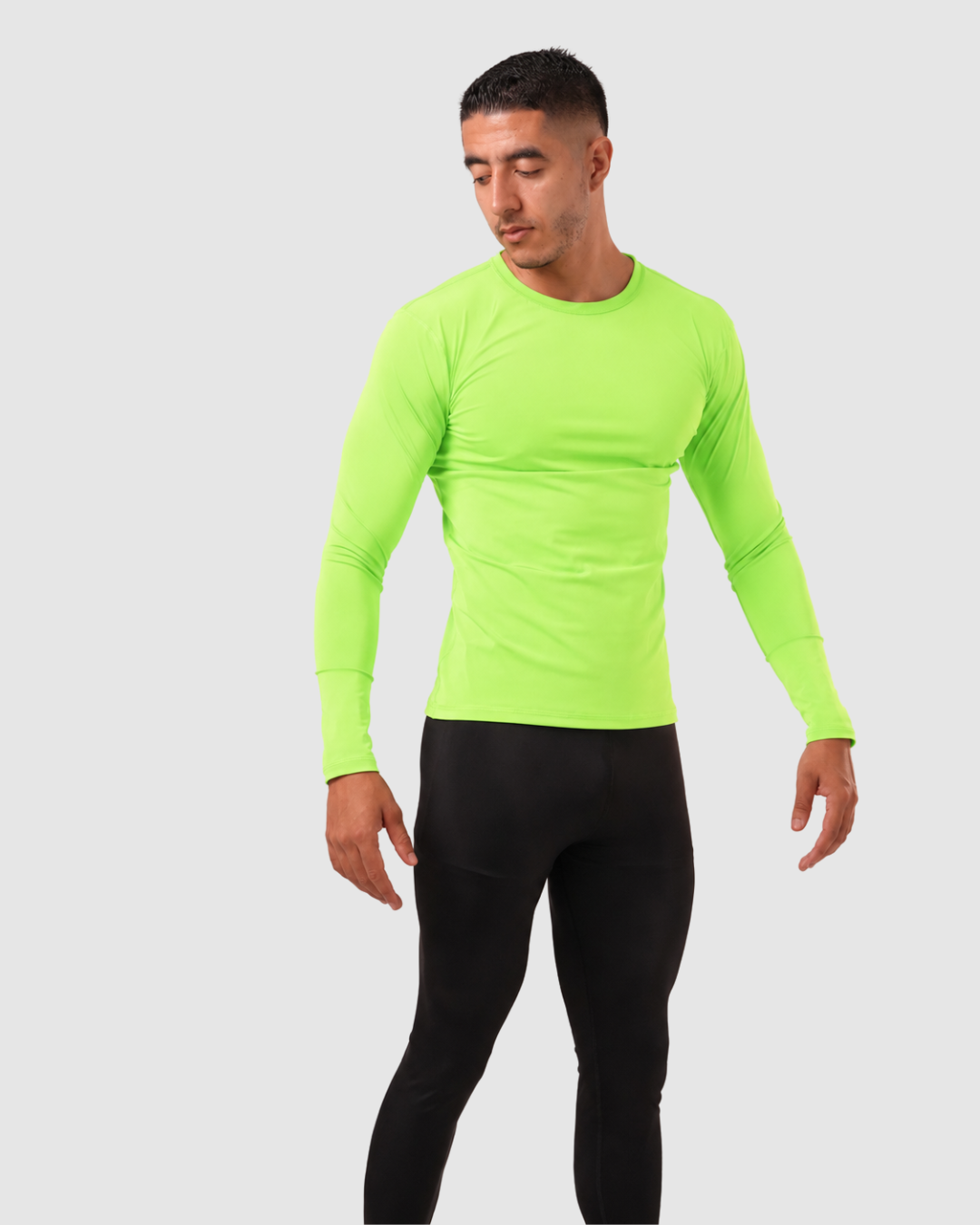 Buso Manga Larga Compresión Lycra Para Hombre