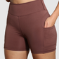 Short Deportivo Dama Bolsillos Laterales