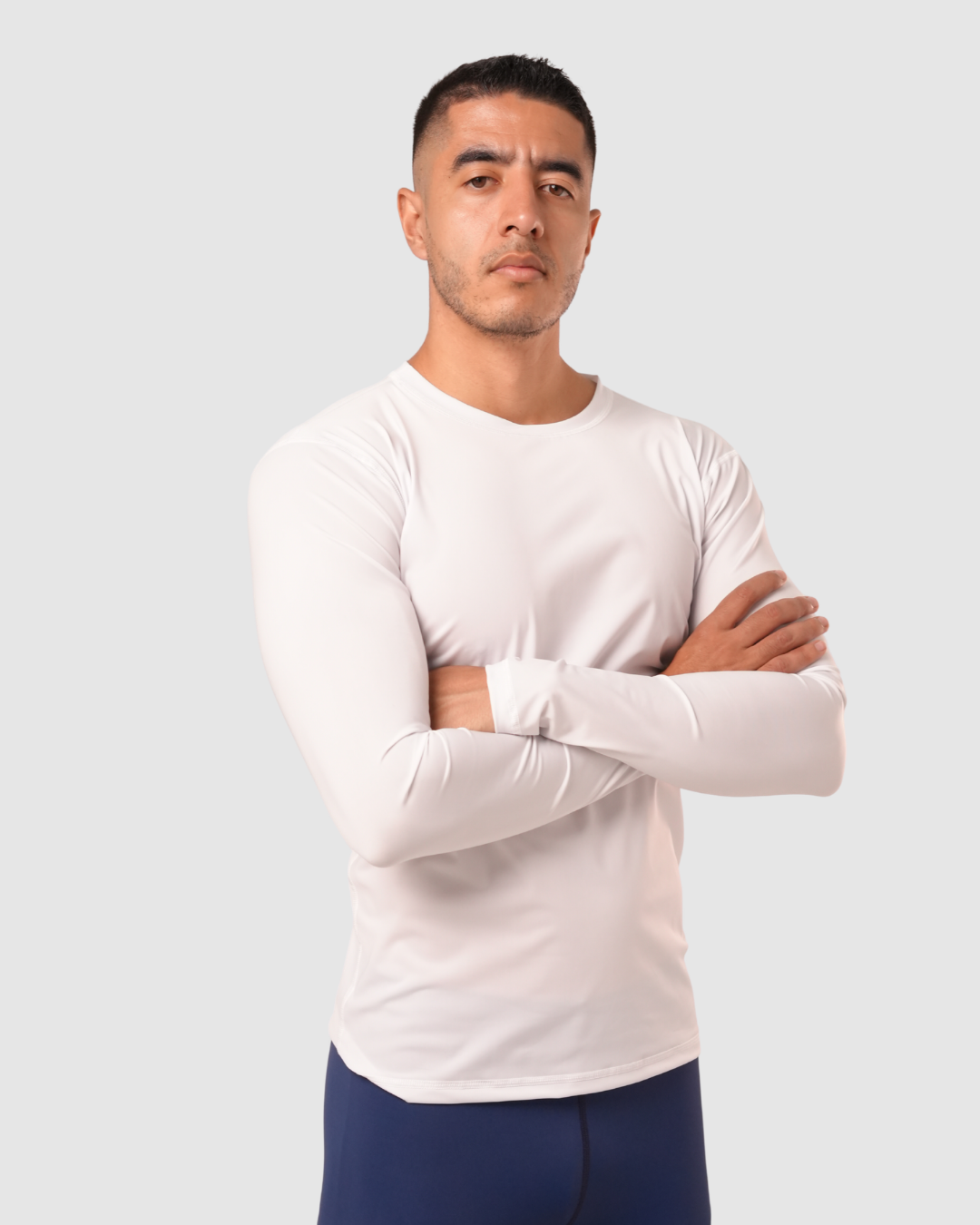 Buso Manga Larga Compresión Lycra Para Hombre