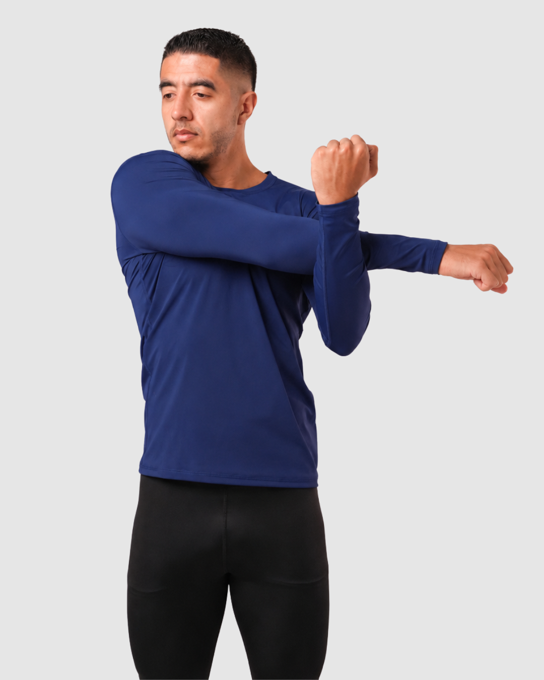 Buso Manga Larga Compresión Lycra Para Hombre