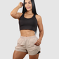 Pantaloneta Doble Short Running Bolsillos Licrada