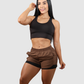 Pantaloneta Doble Short Running Bolsillos Licrada