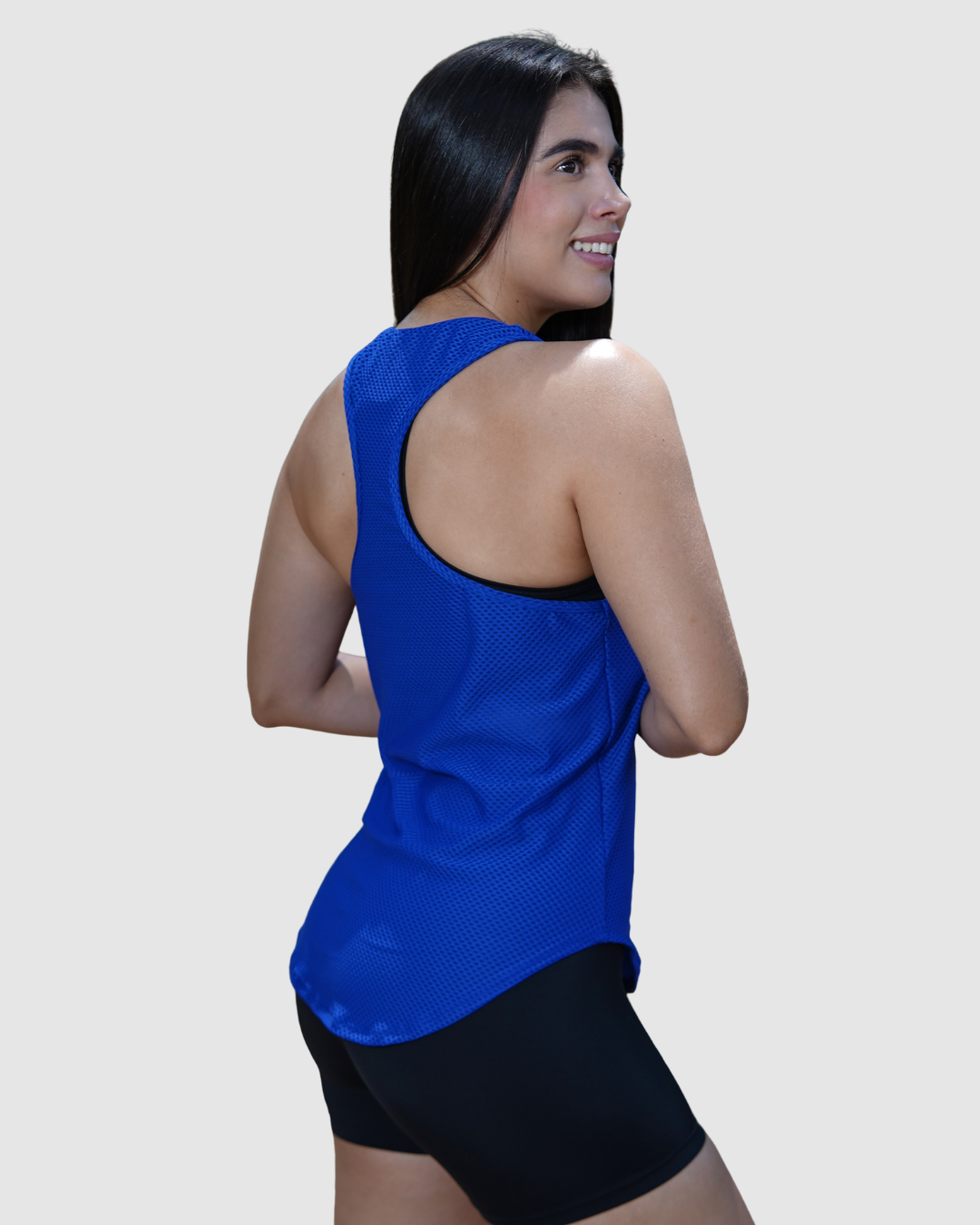 Blusa Esqueleto Malla Cola de Pato