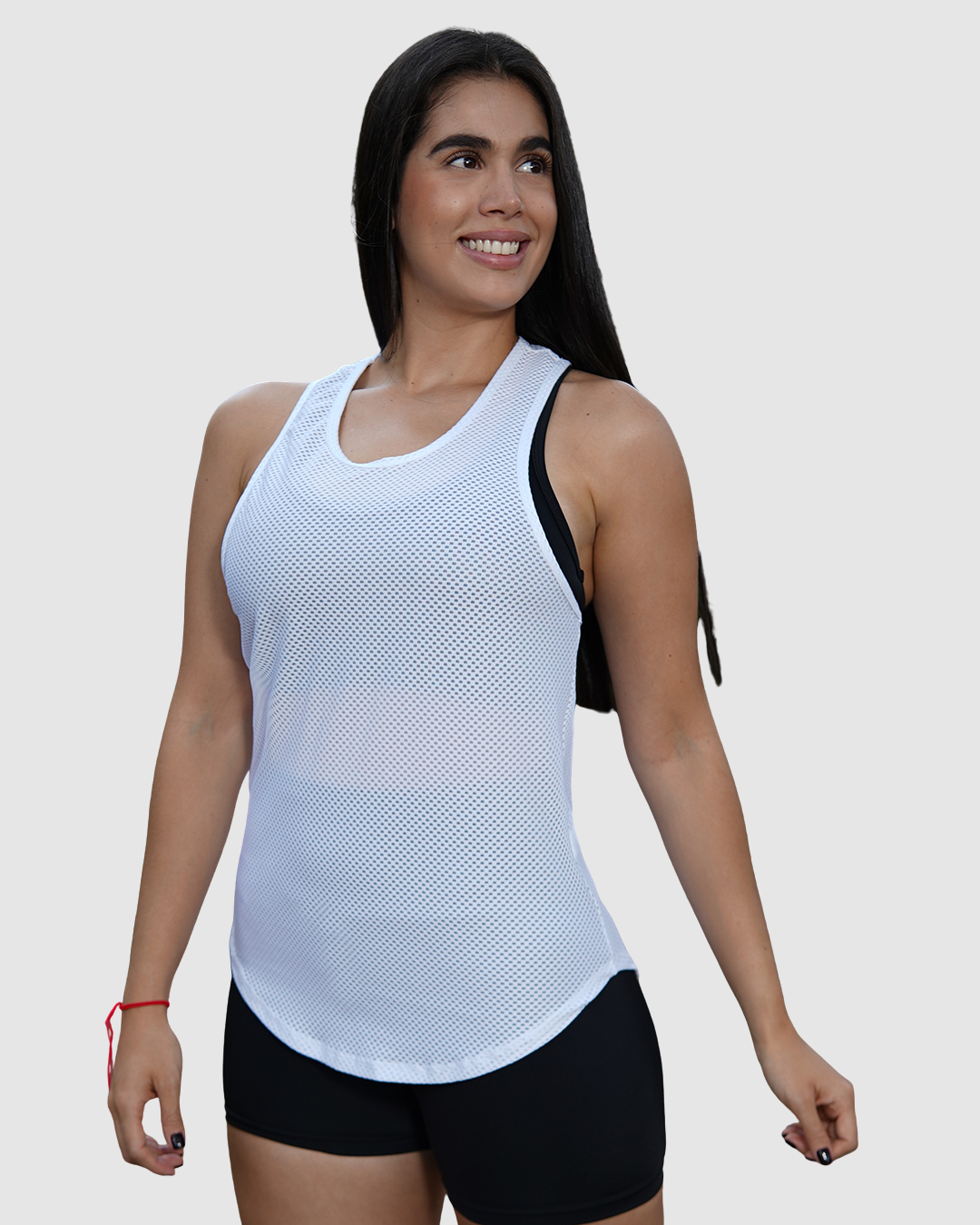 Blusa Esqueleto Malla Cola de Pato