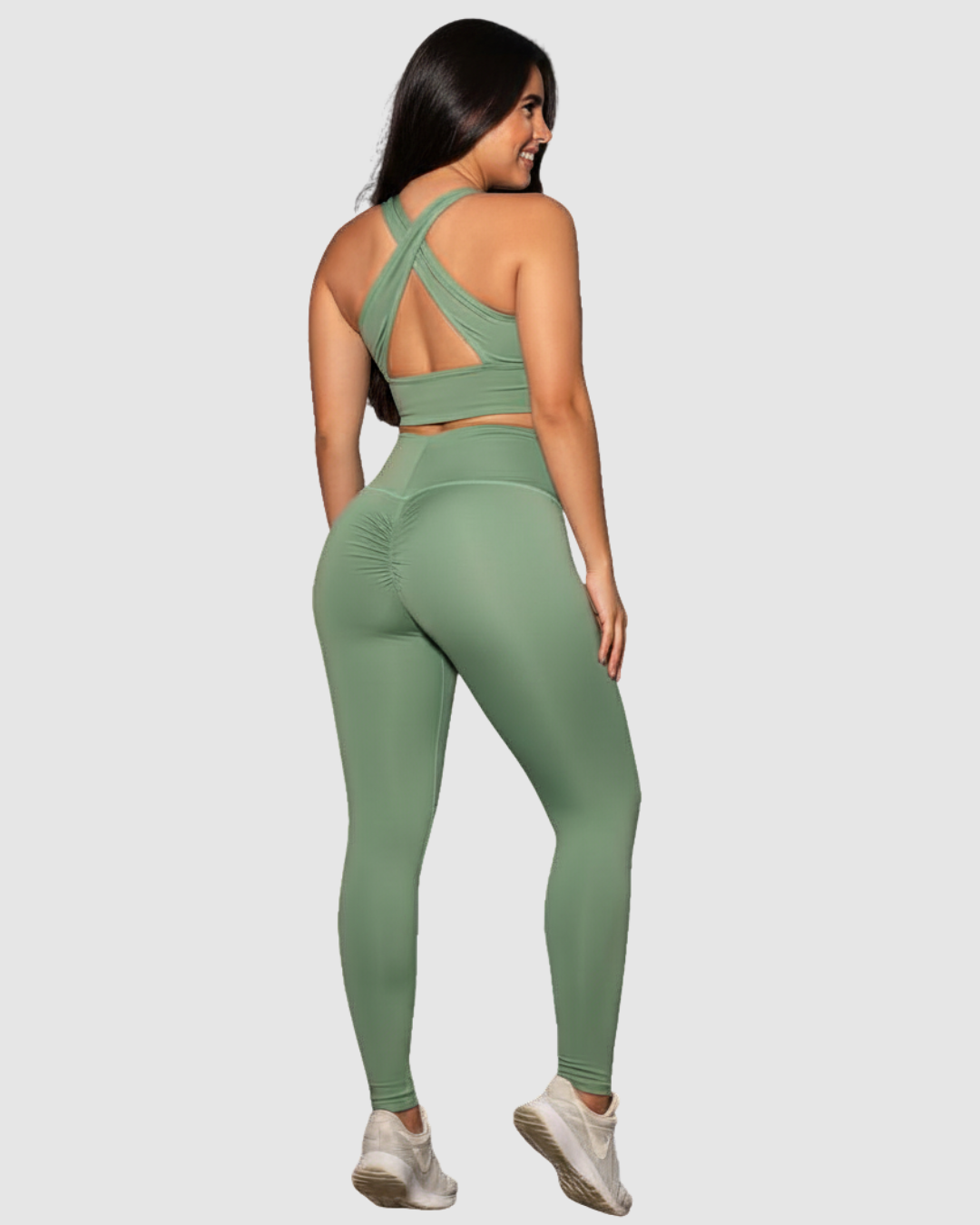 Leggins Dama Push Up Efecto Levanta Cola
