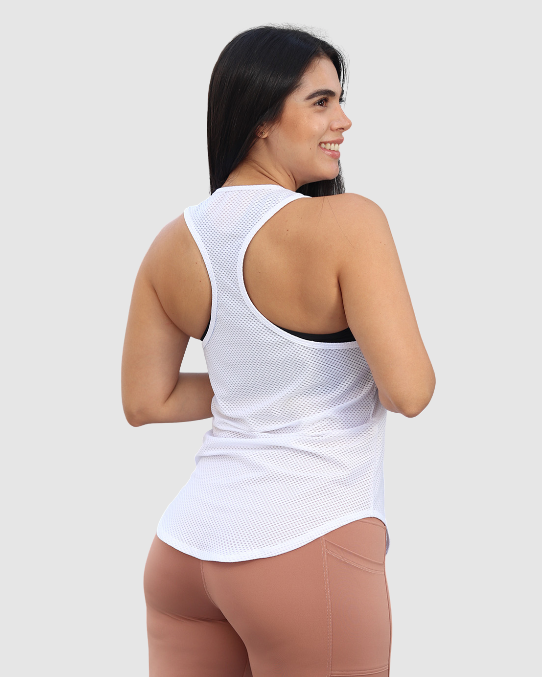 Blusa Esqueleto Malla Cola de Pato