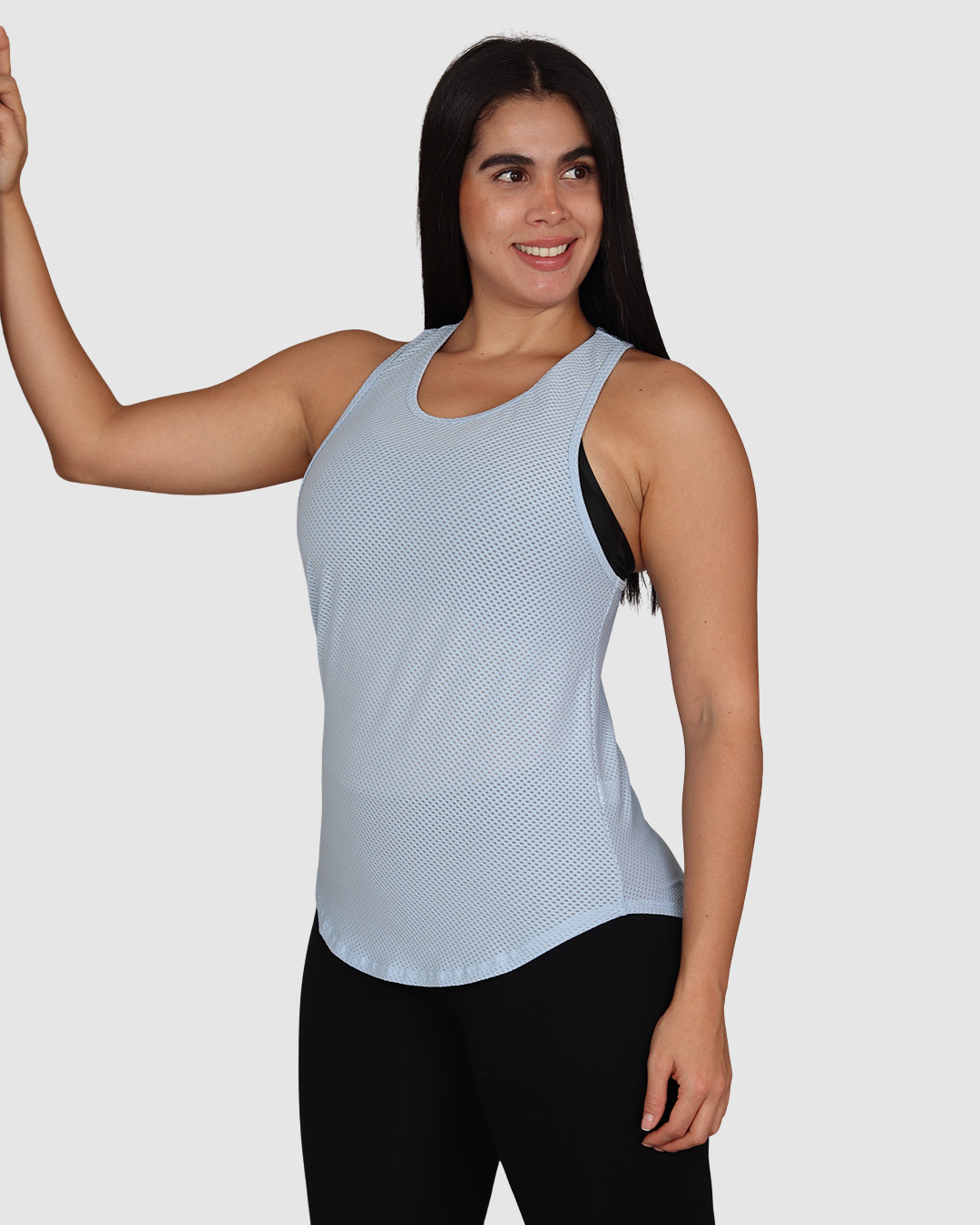 Blusa Esqueleto Malla Cola de Pato