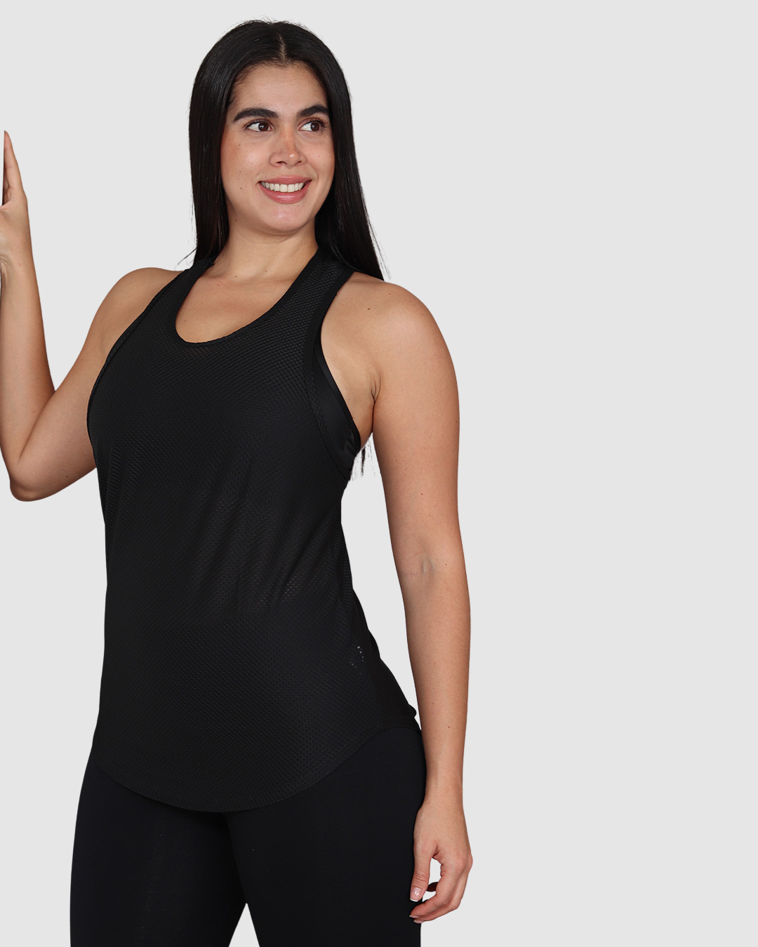 Blusa Esqueleto Malla Cola de Pato
