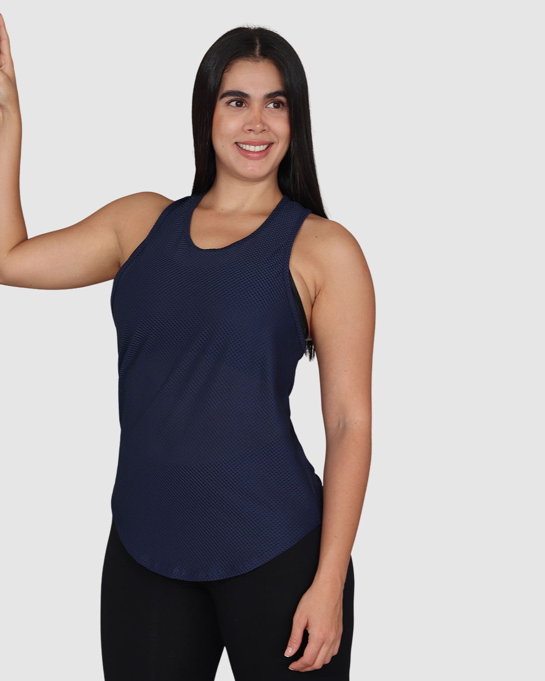 Blusa Esqueleto Malla Cola de Pato
