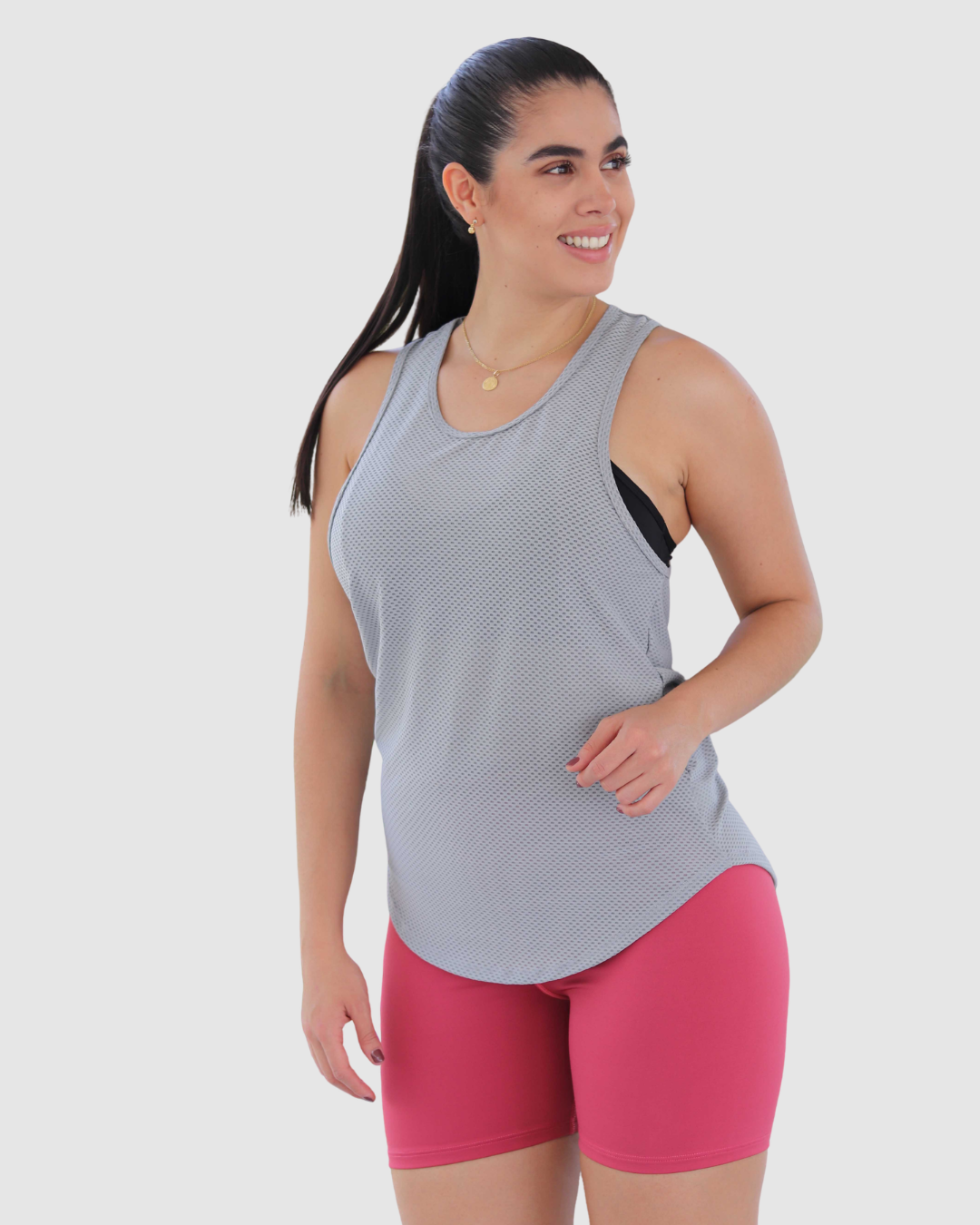 Blusa Esqueleto Malla Cola de Pato