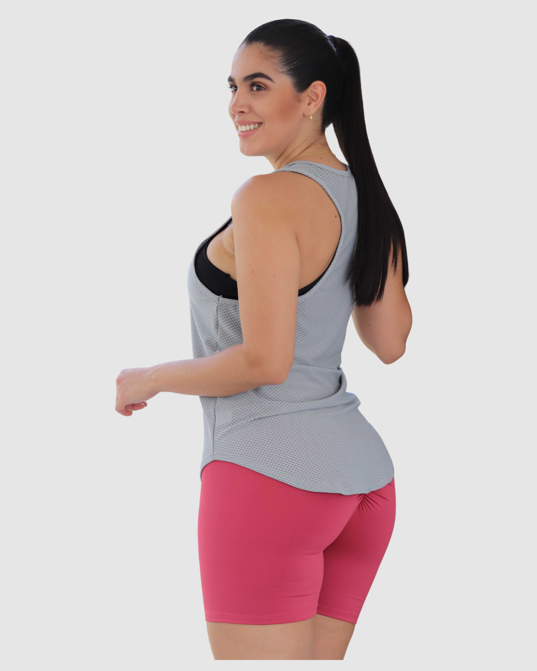 Blusa Esqueleto Malla Cola de Pato