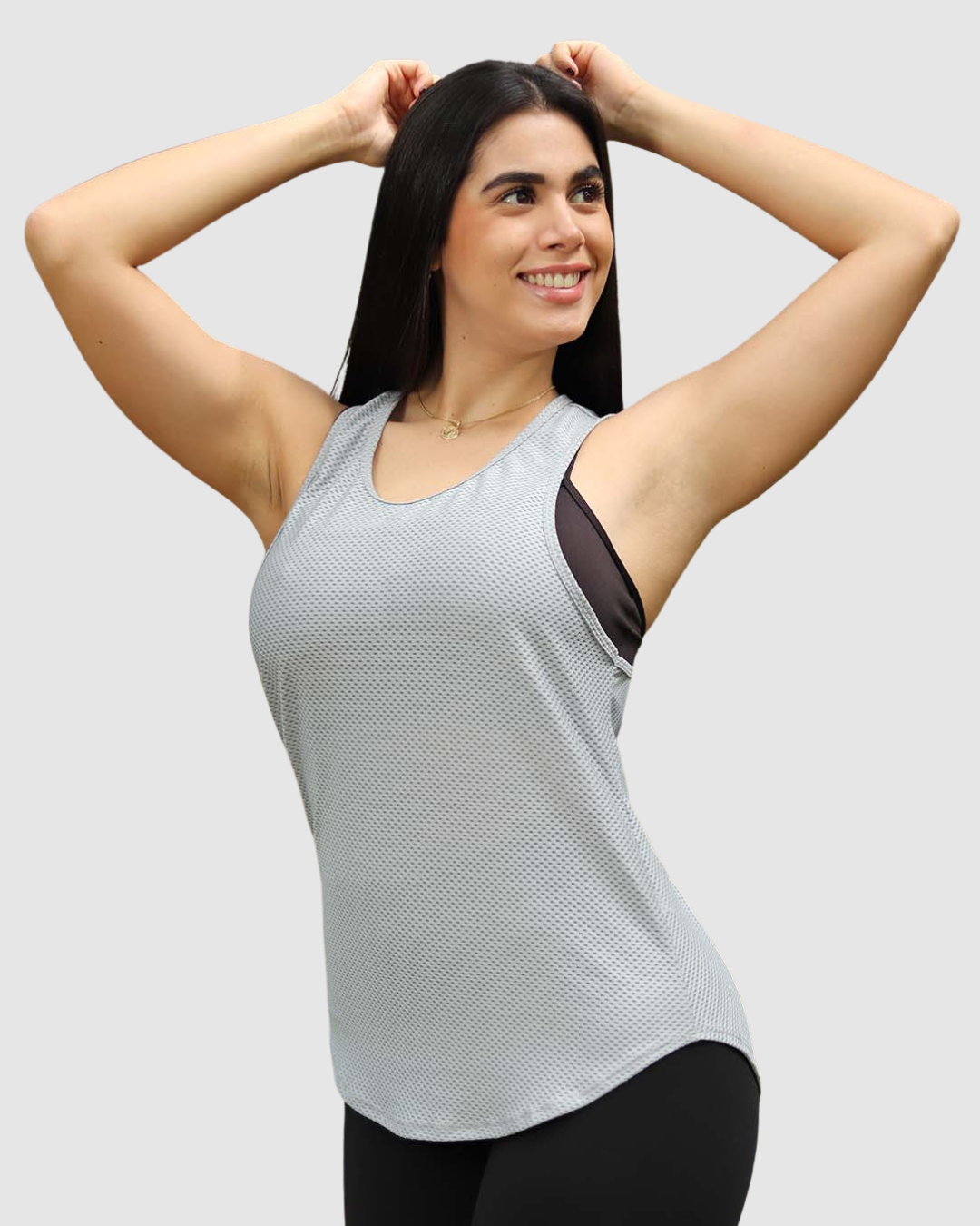 Blusa Esqueleto Malla Cola de Pato