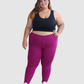 Leggins Unicolor en Tela Algodón Pretina Resorte Mujer