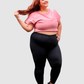 Leggins Unicolor Pretina Resorte en Tela Nylon