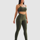 Leggins Unicolor Pretina Resorte en Tela Nylon